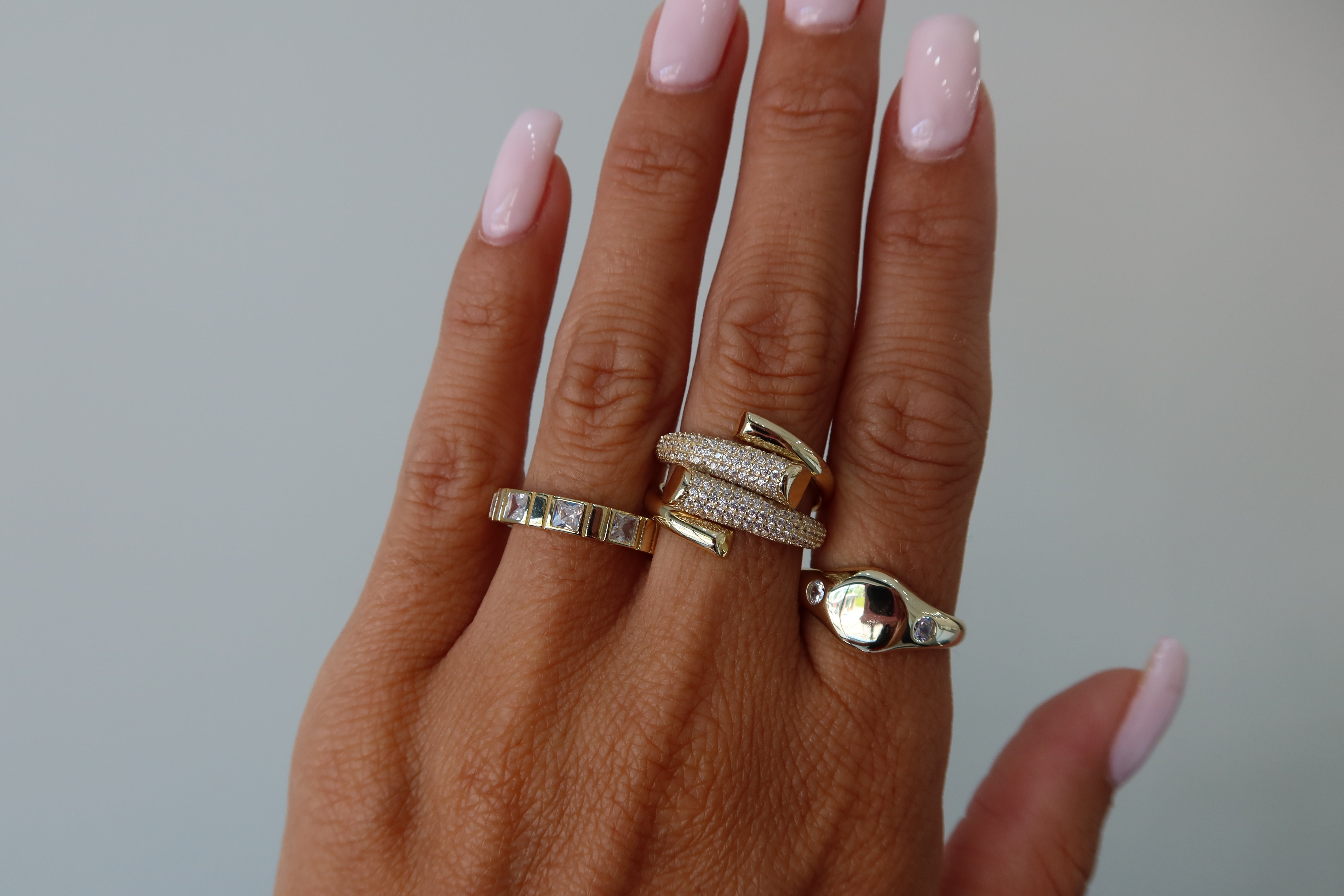 Pavé Stacked Ring