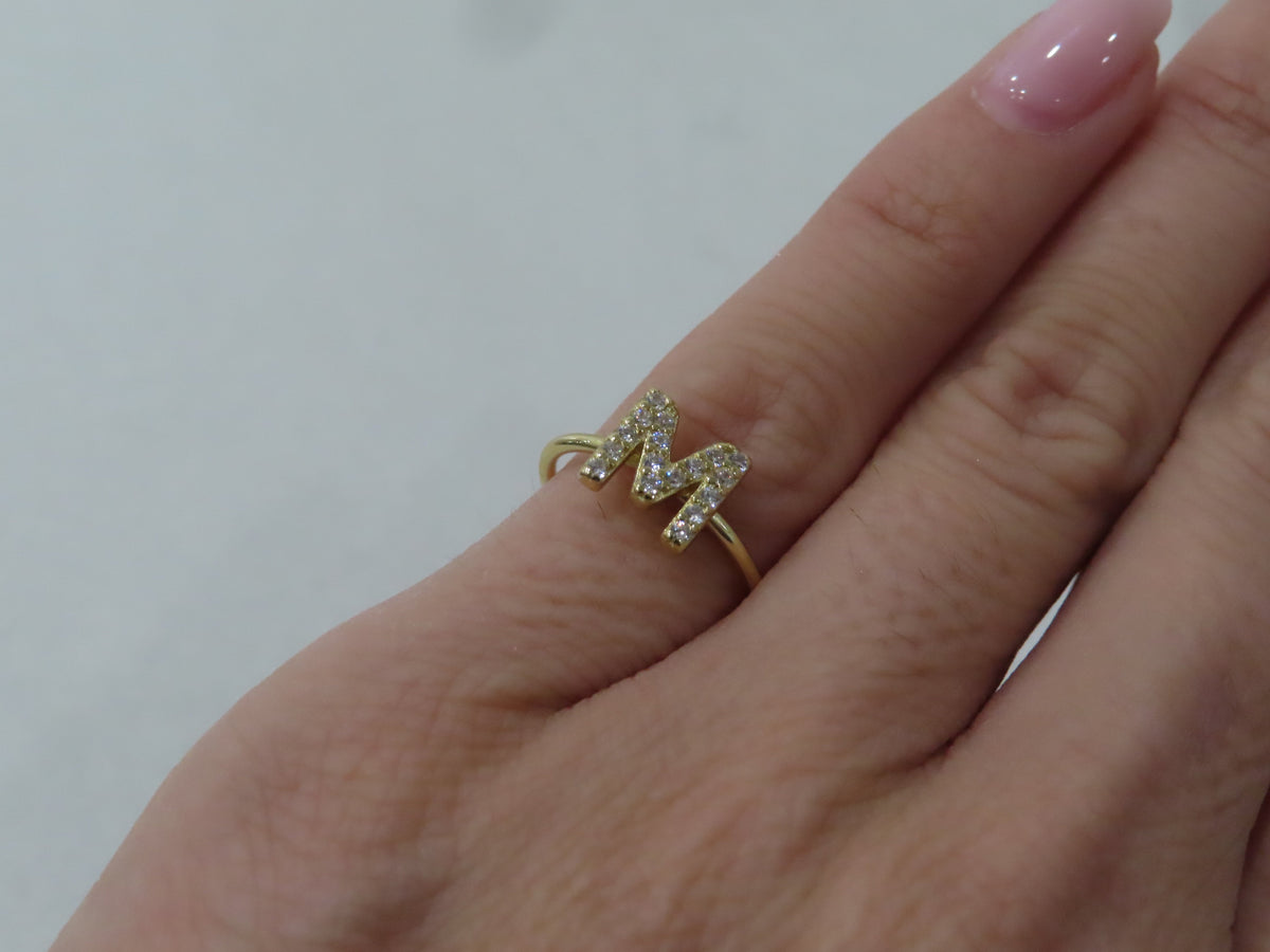 Initial Pinky Ring | Restivo Jewelers