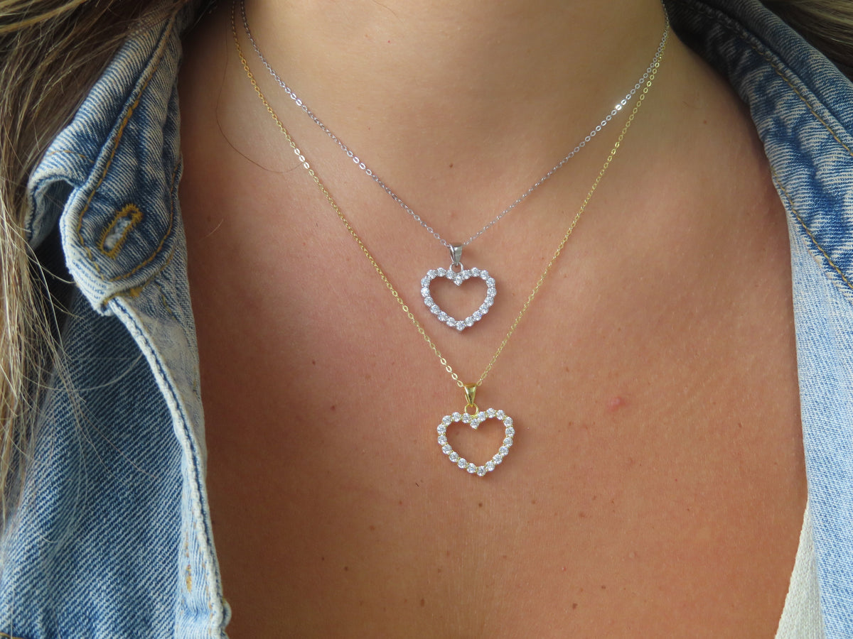 Mini Classic Heart Necklace | Restivo Jewelers