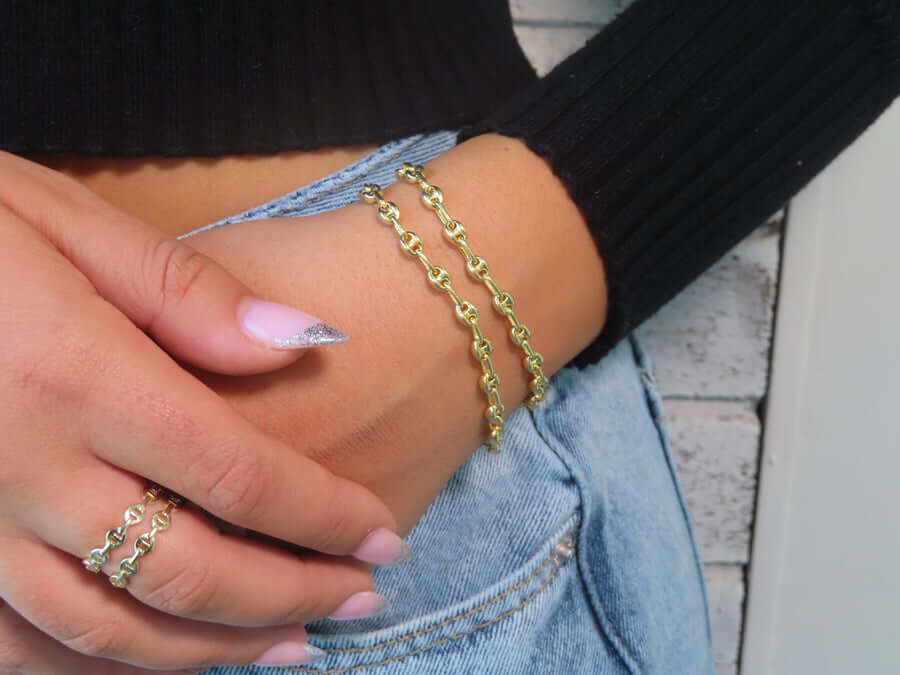 Mini Puff Mariner Bracelet | Restivo Jewelers
