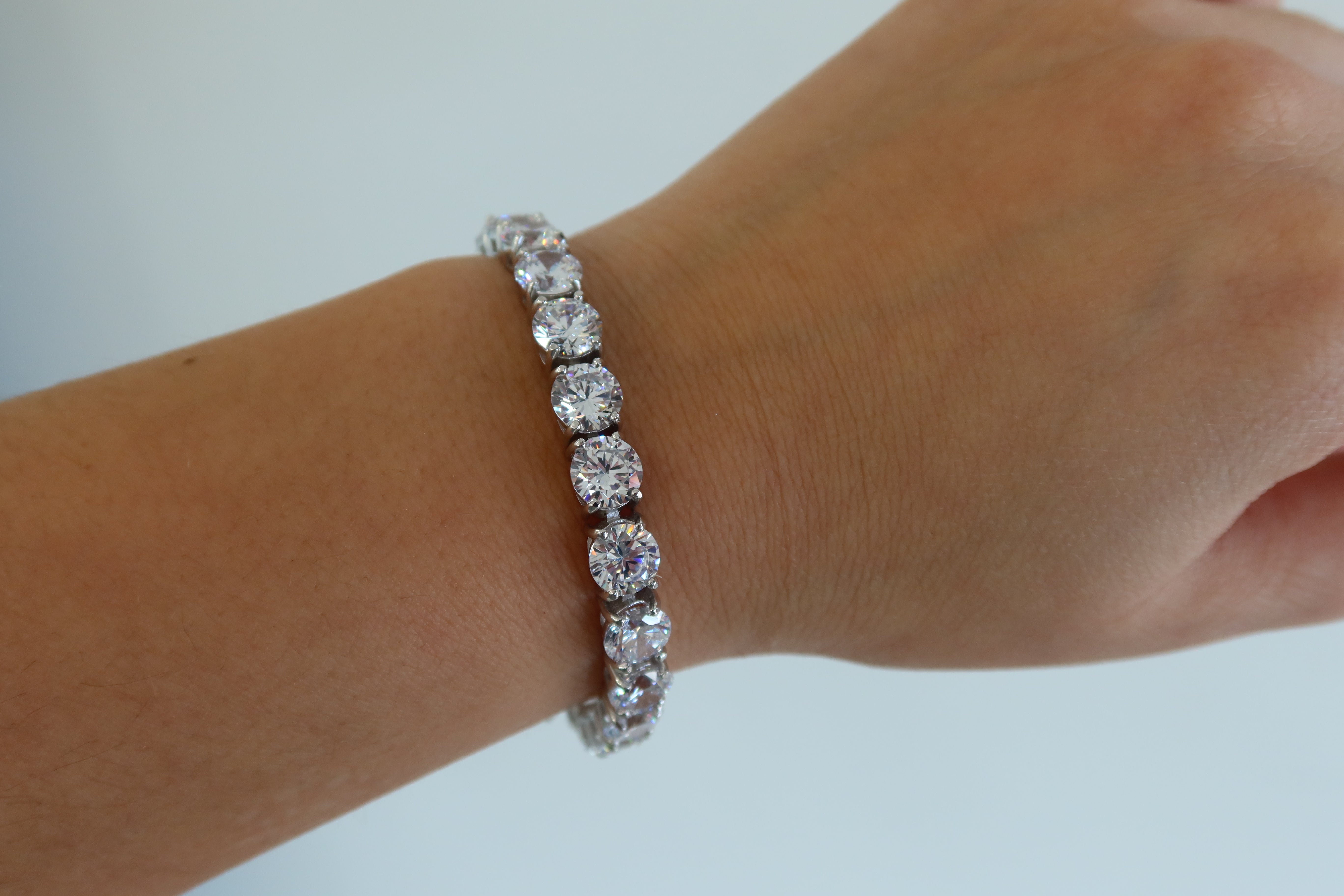 Big CZ Tennis Bracelet