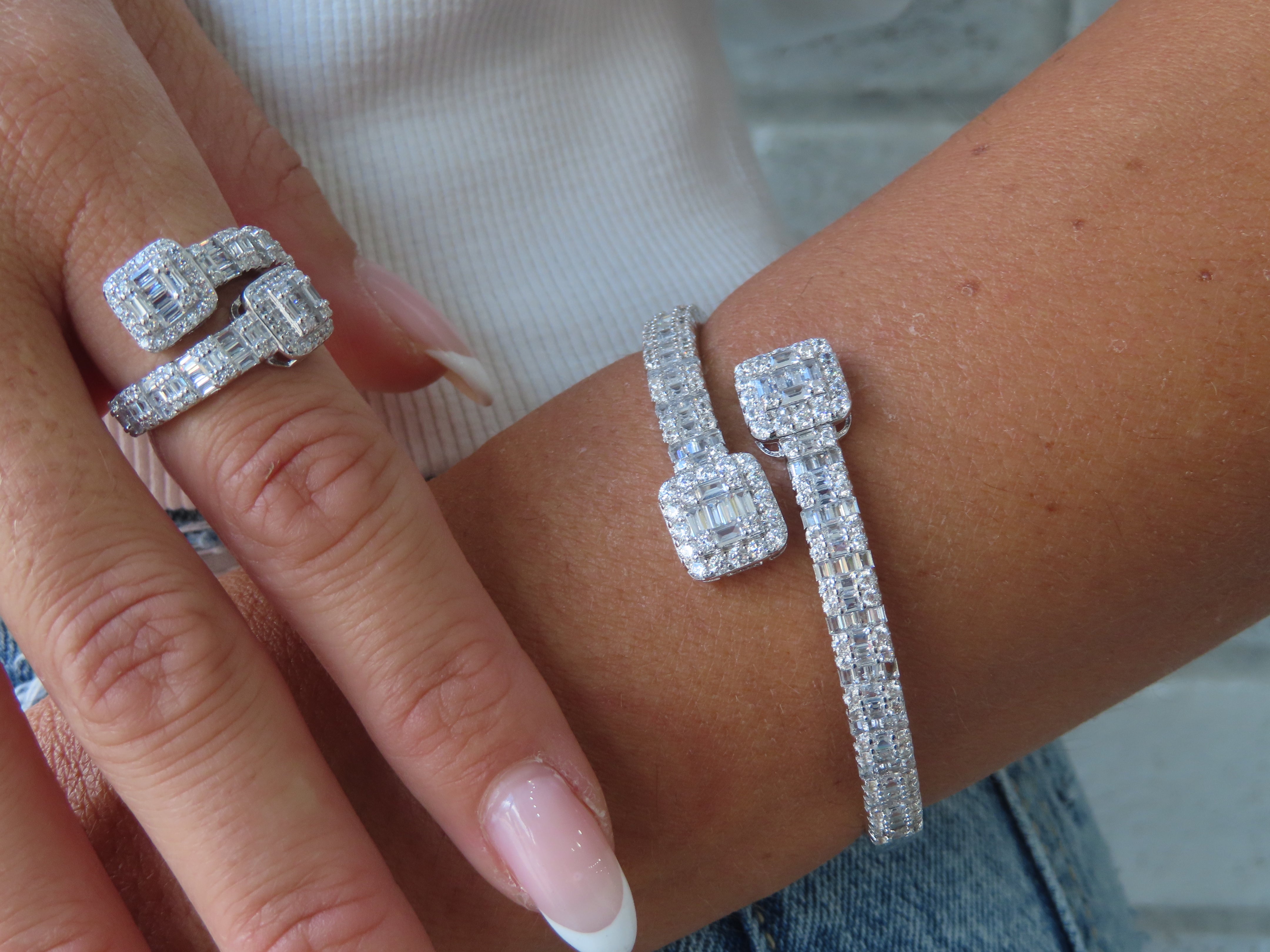 Royal Wrap CZ Bangle