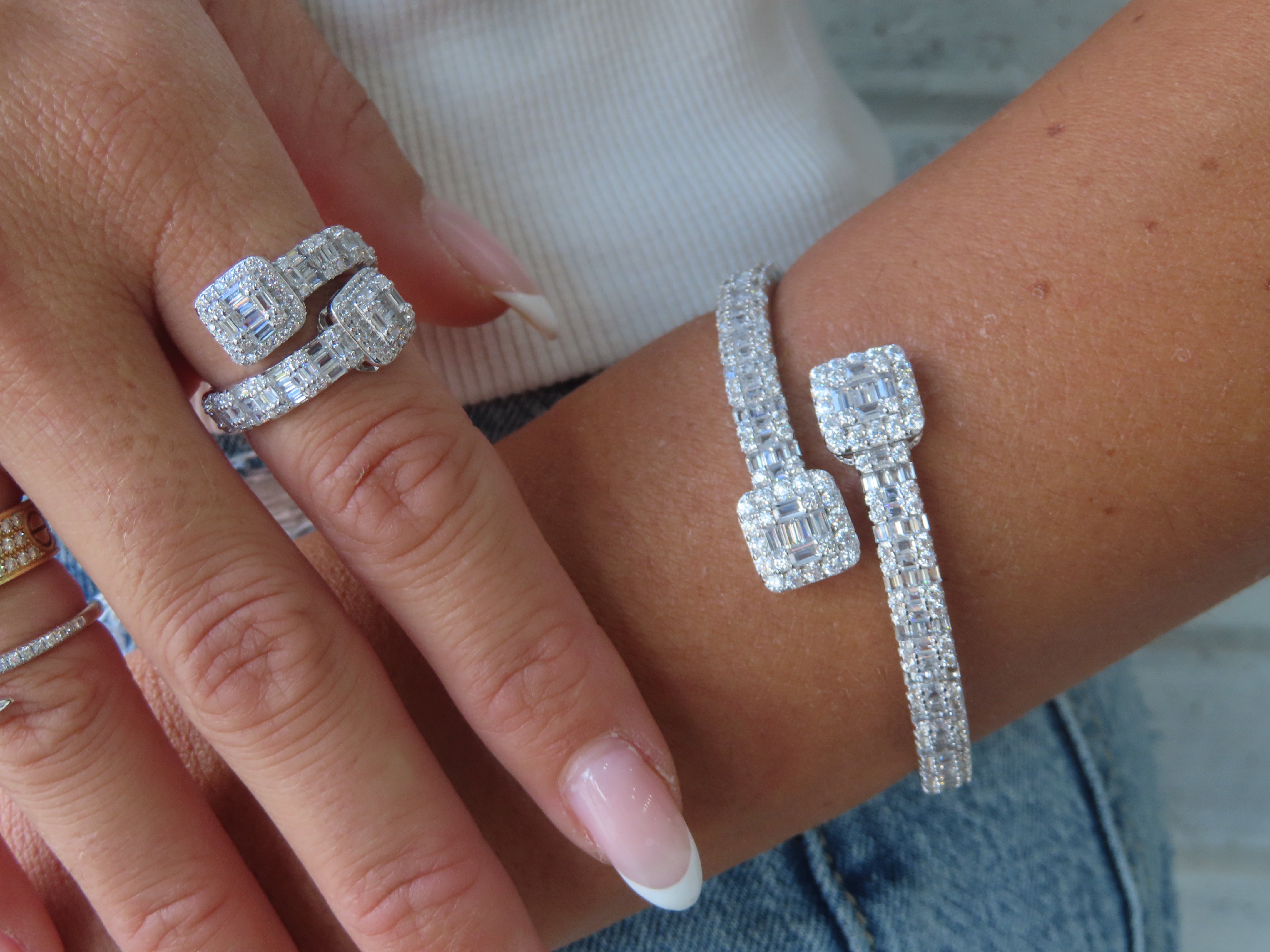 Royal Wrap CZ Bangle