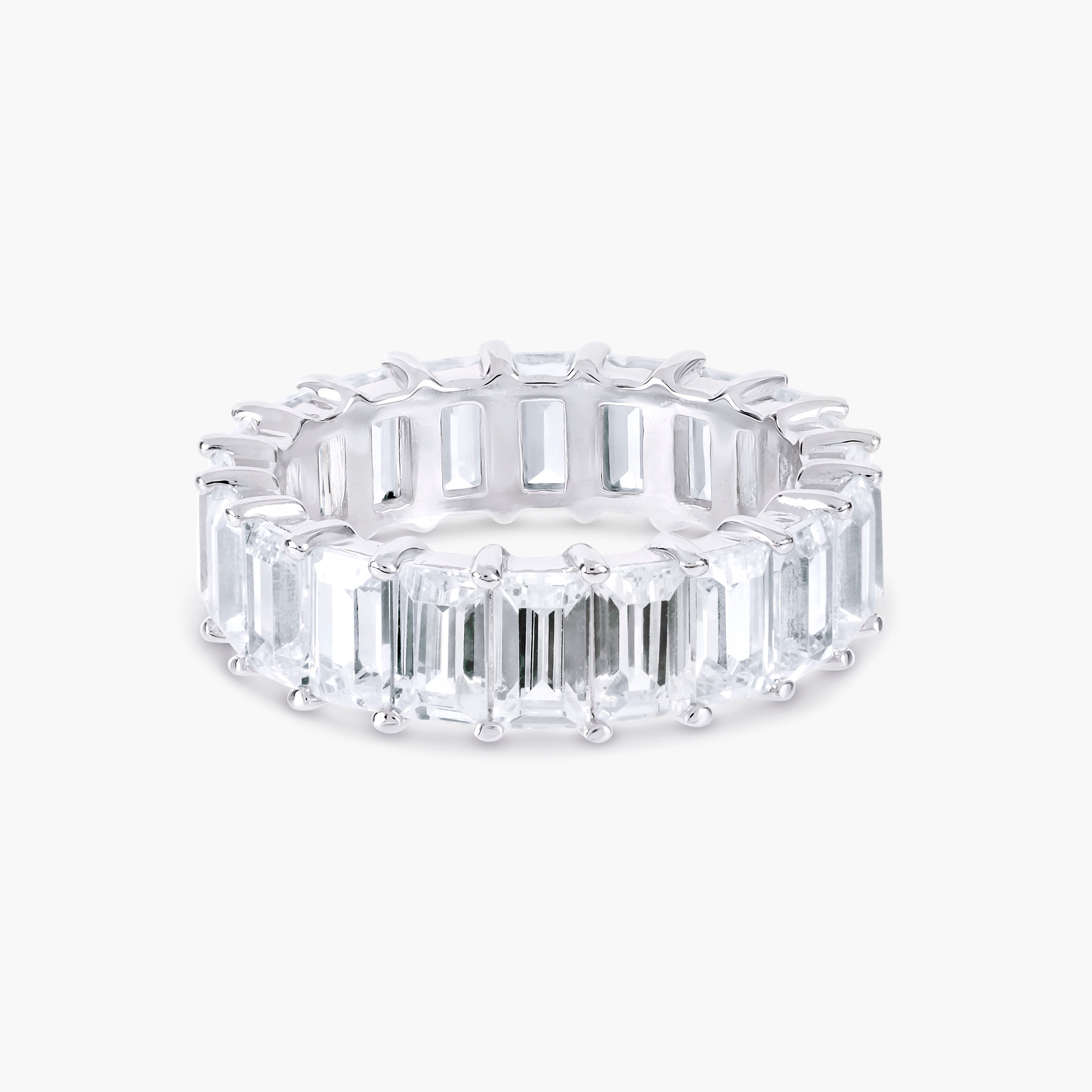 Mini Emerald Cut CZ Band