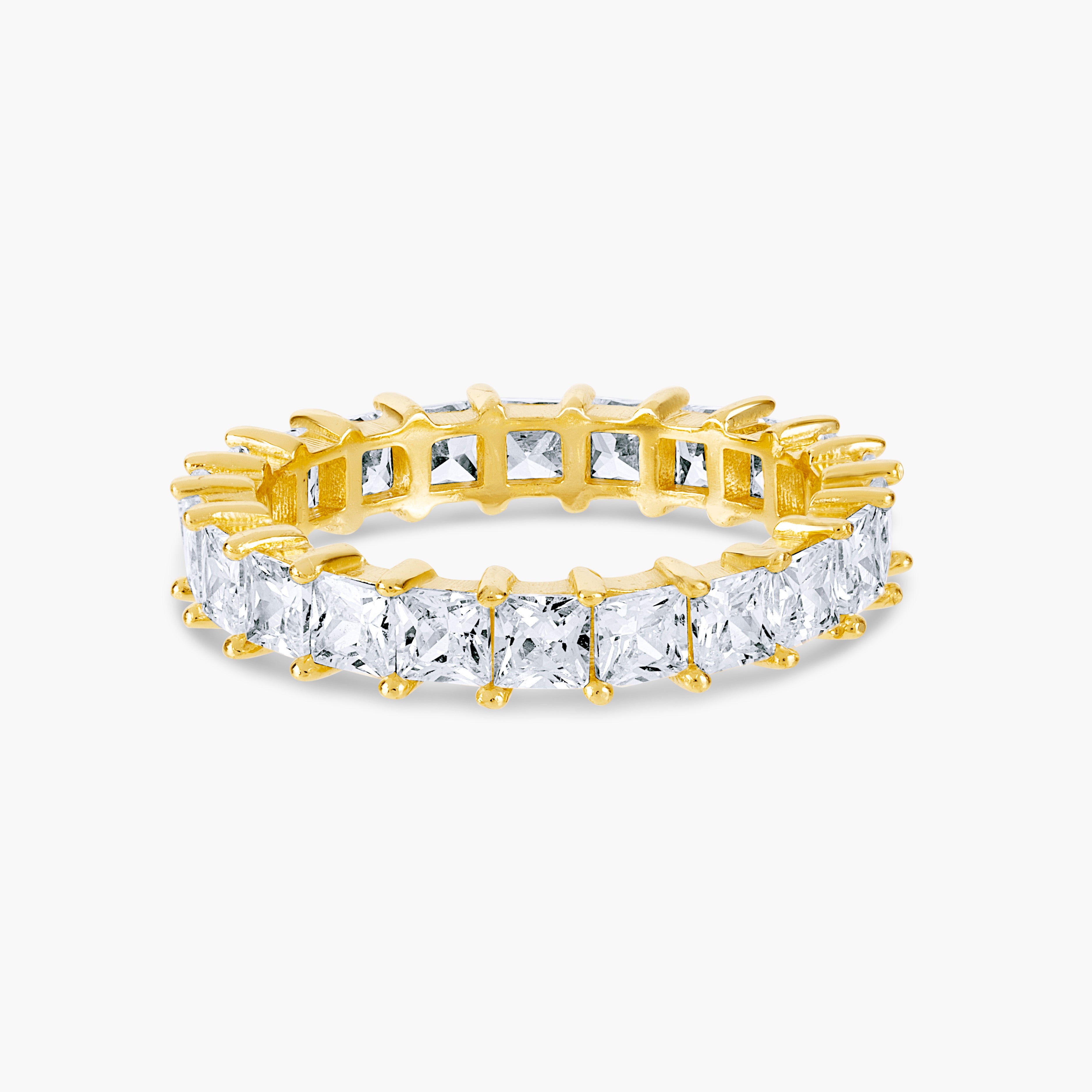 Princess Cut CZ Band