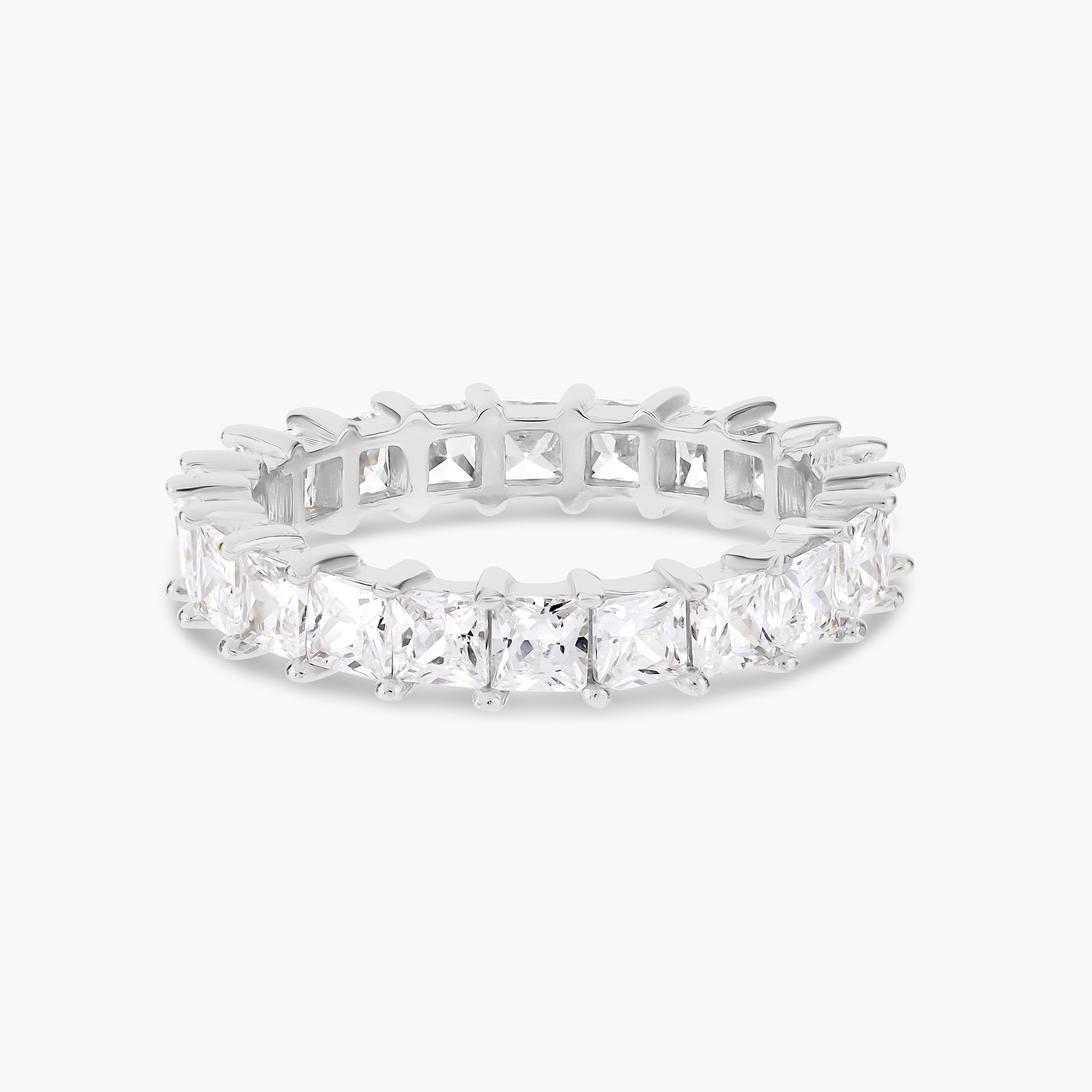 Princess Cut CZ Band