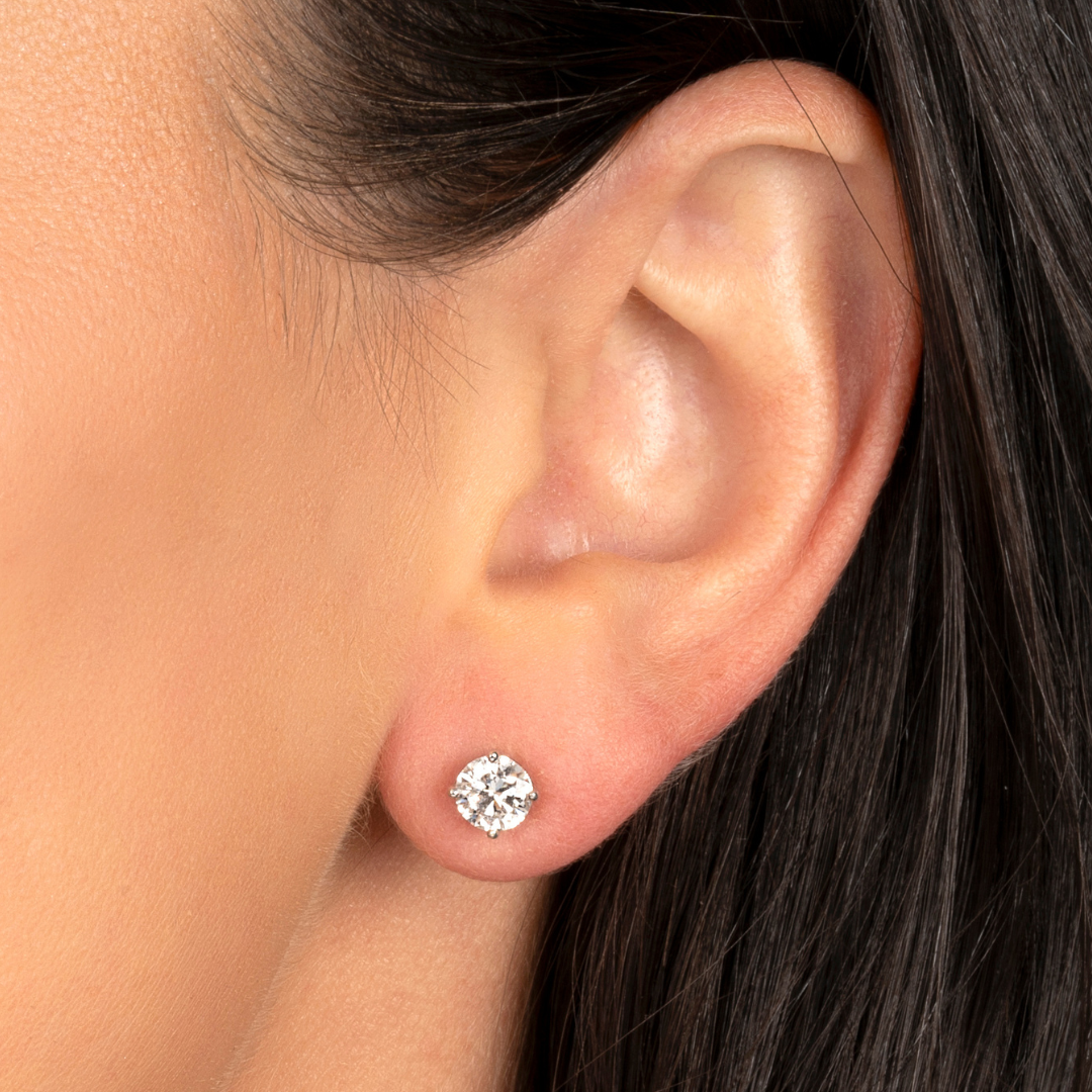 14K Diamond Studs