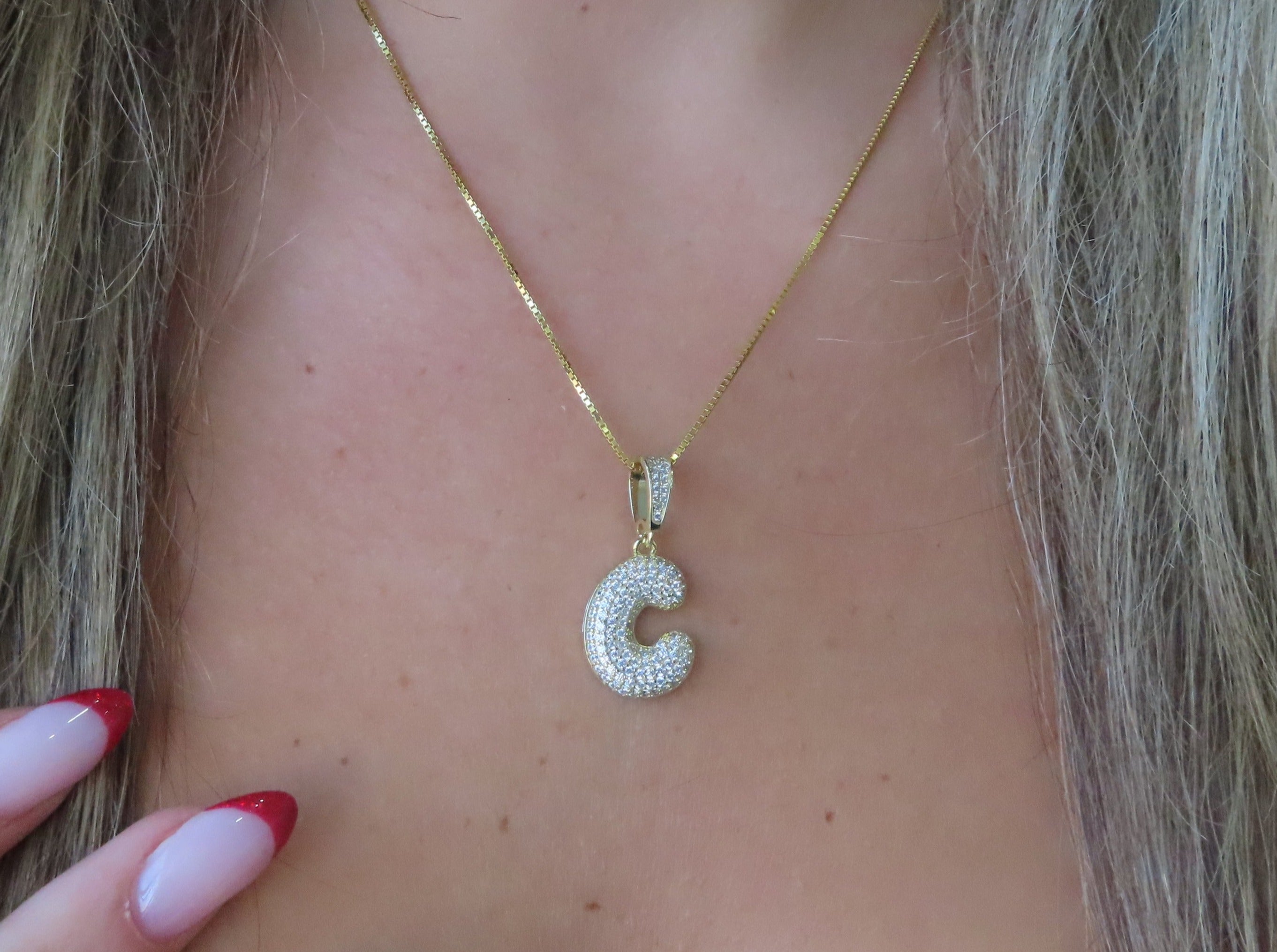 Bubble Letter Necklace