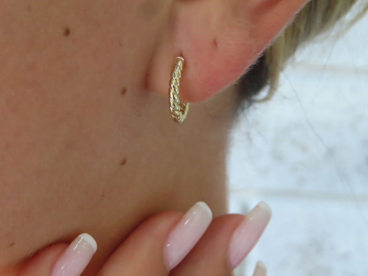 Baby Twist Huggies | Restivo Jewelers