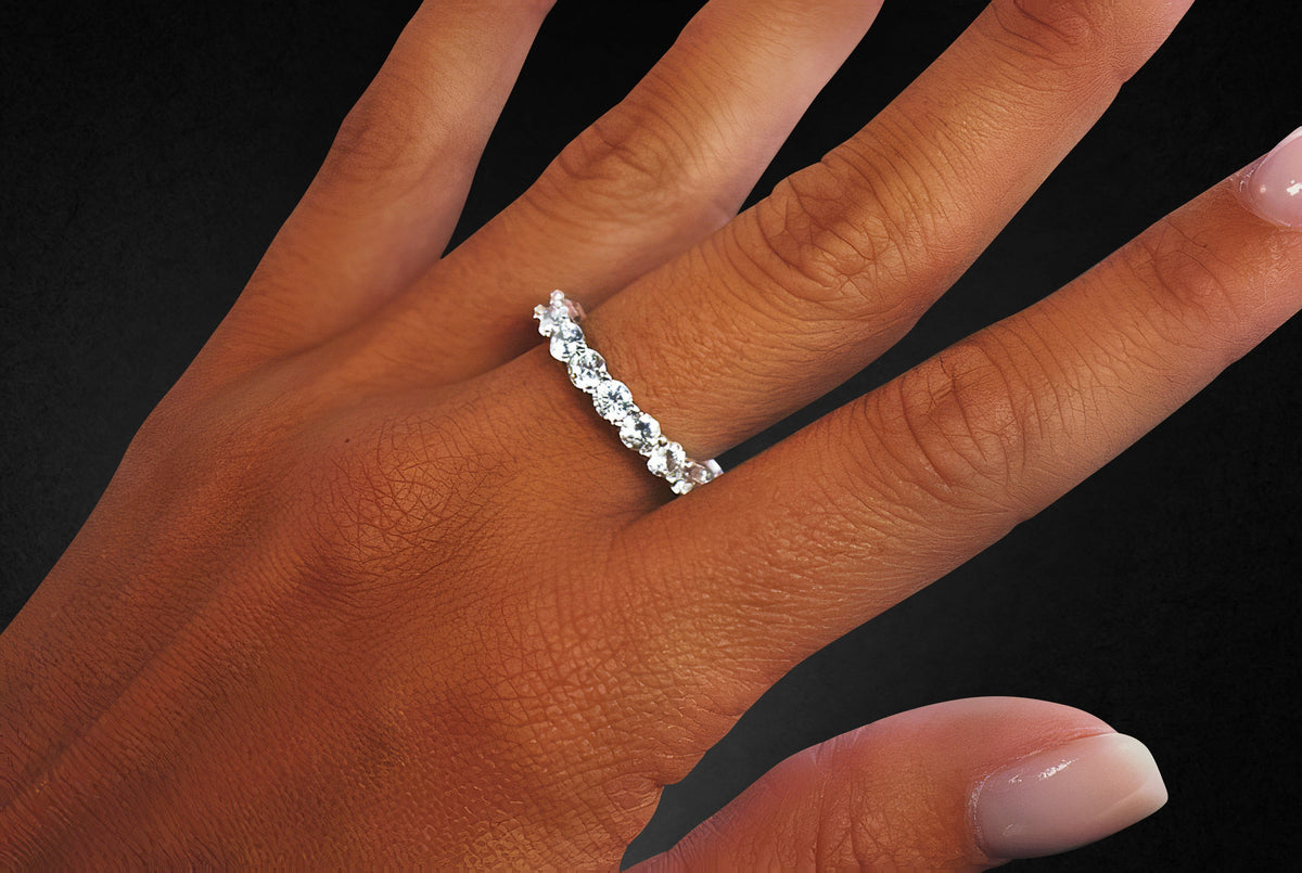 Classic CZ Band | Restivo Jewelers