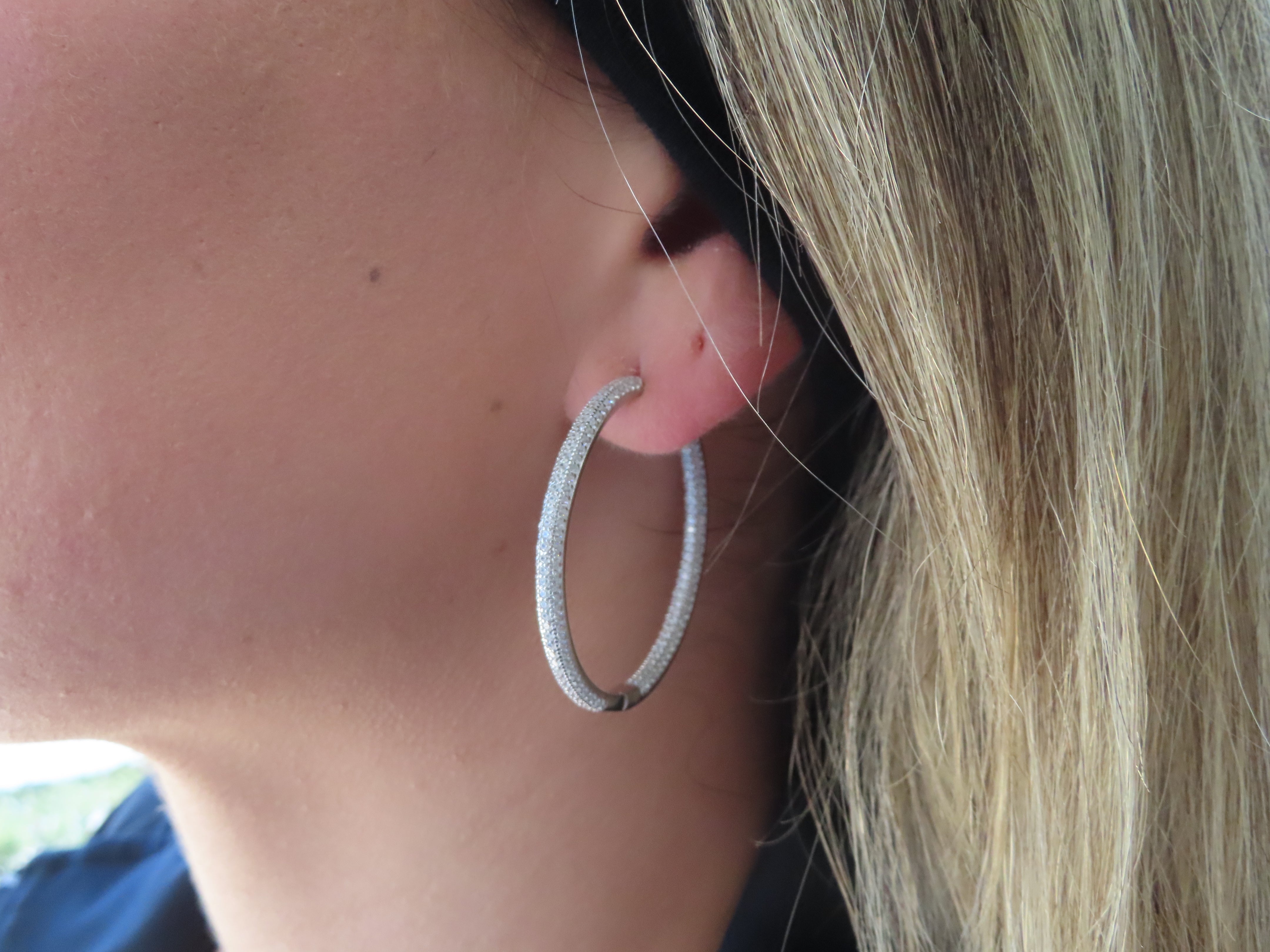 Pavé CZ Hoops