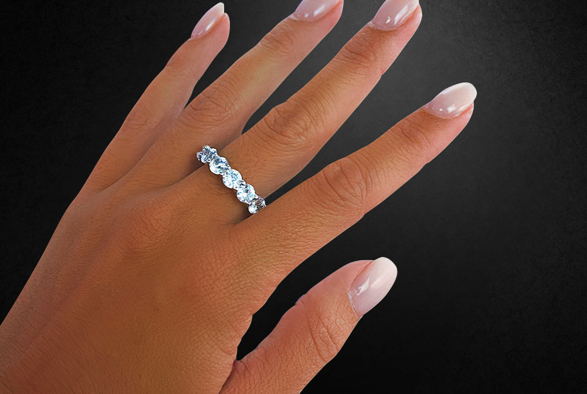 Big CZ Band | Restivo Jewelers