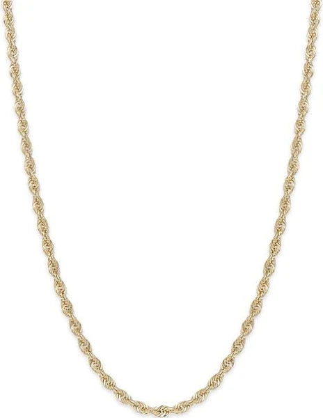 14K Mens Thin Rope Chain