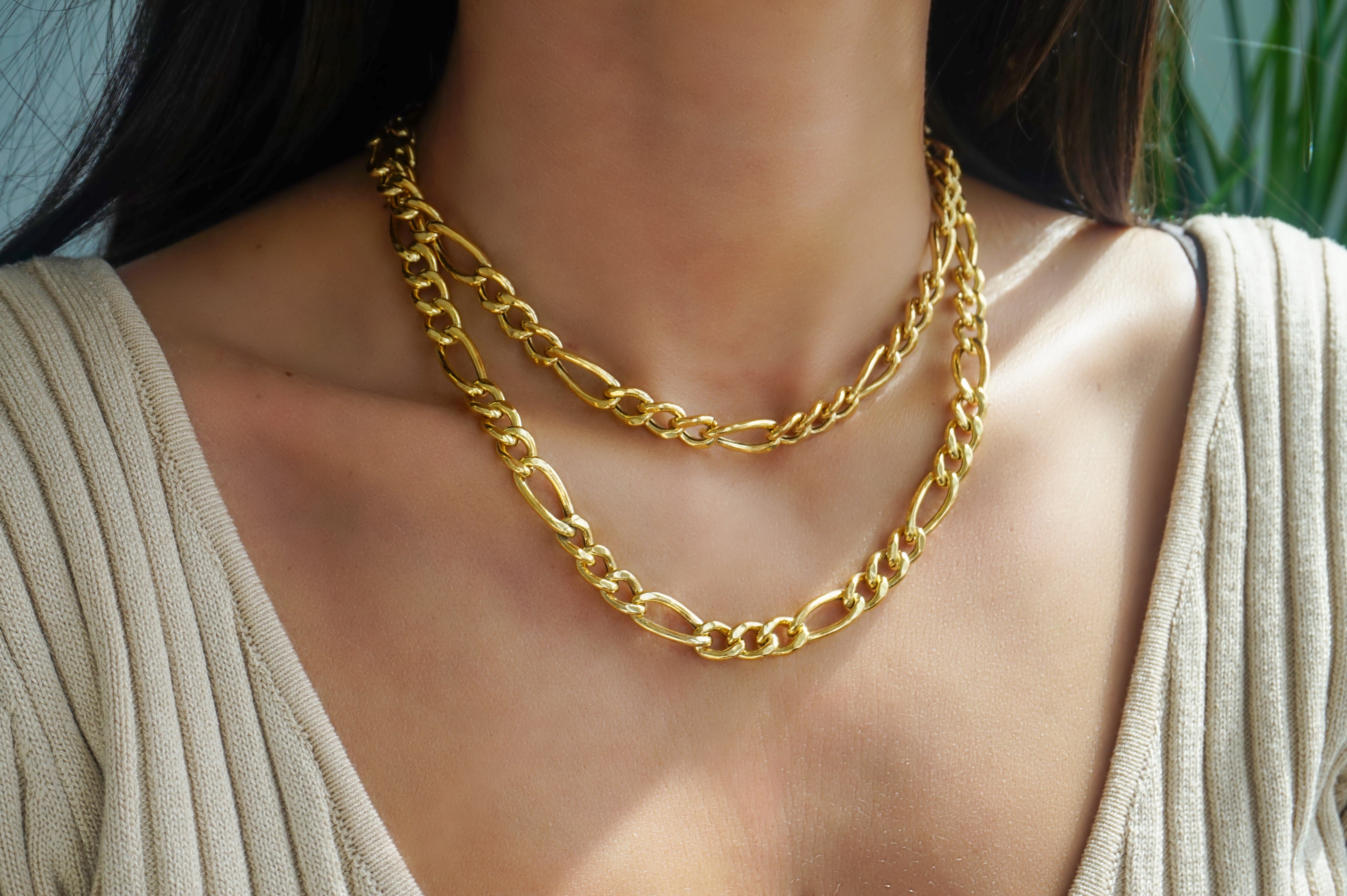 Large Figaro Choker Necklace