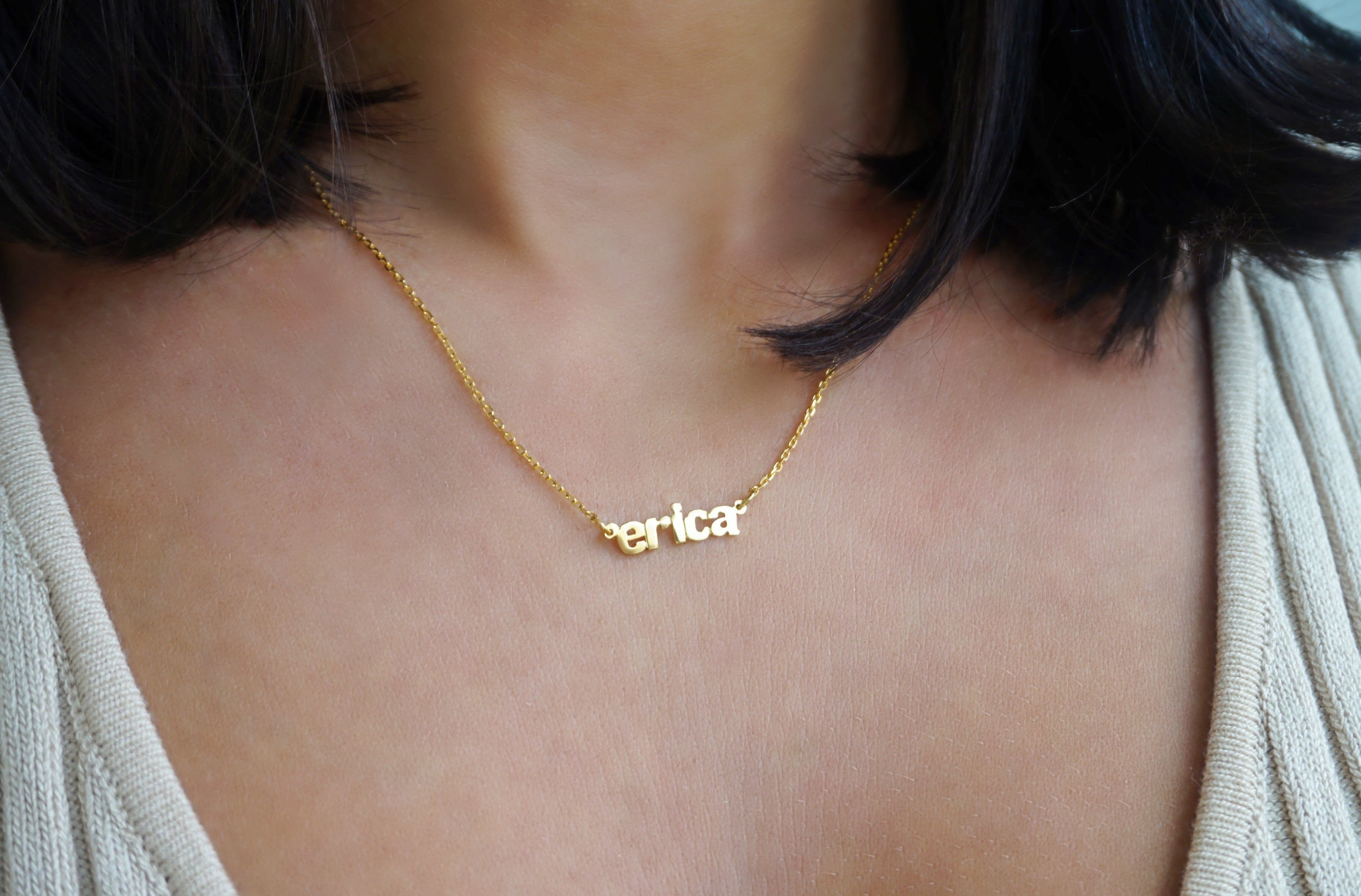 Mini Lowercase Nameplate - SHOP PAIGE