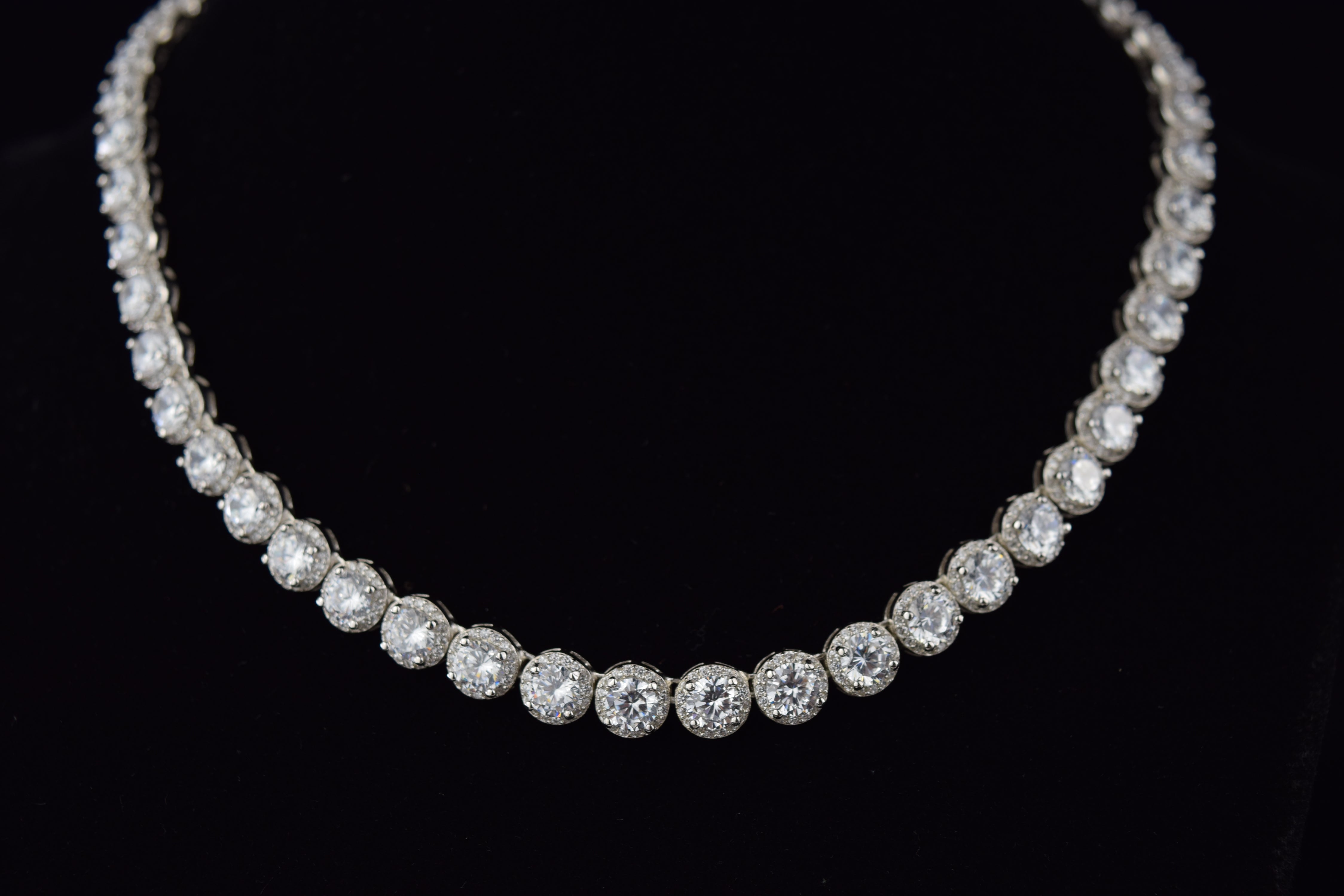 'ALLURE' TENNIS NECKLACE - SHOP PAIGE