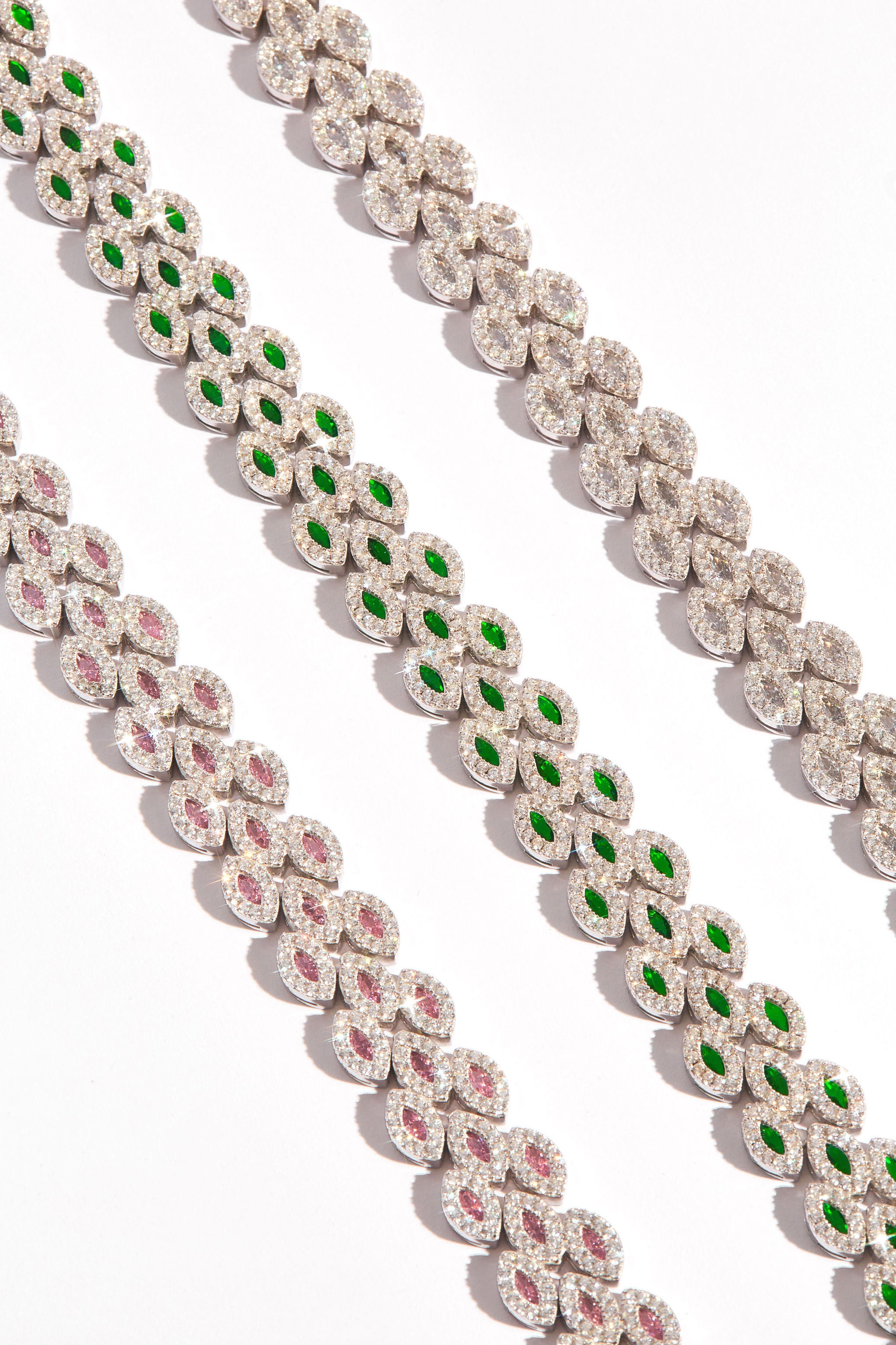 'MARQUISE TRIPLE ROW TENNIS BRACELET' - SHOP PAIGE