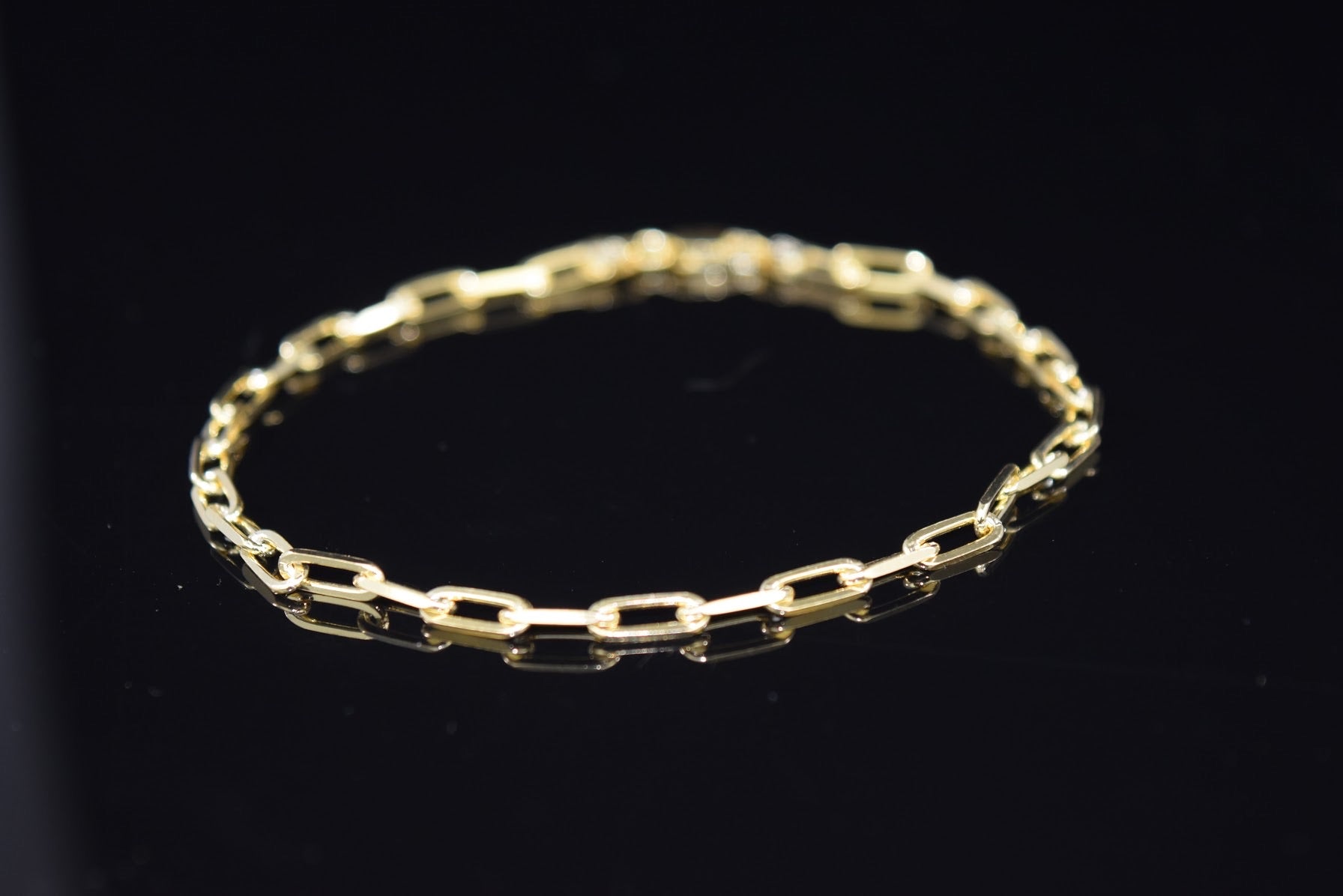 OPEN LINK CHAIN BRACELET